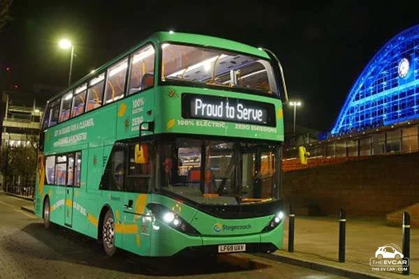 Stagecoach อวด รถบัสไฟฟ้า 2 ชั้น ช่วยลดมลพิษ 100%