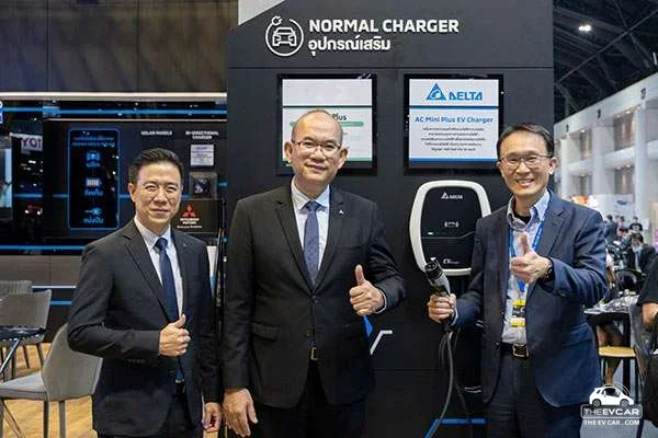 เดลต้า เปิดตัว DC Wallbox 25kW สำรหับ Mitsubishi Outlander PHEV