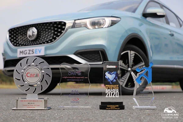 MG ZS EV กวาด 4 รางวัลด้านเทคโนโลยี และความคุ้มค่า