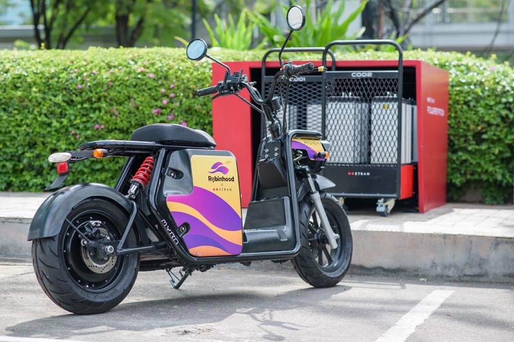 “โรบินฮู้ด” เดินเครื่องโมเดล “Robinhood EV Bike” จับมือพันธมิตรลุยเปิดสถานีเปลี่ยนแบตฯเฟสแรก 14 จุด ทั่วกรุงเทพฯ