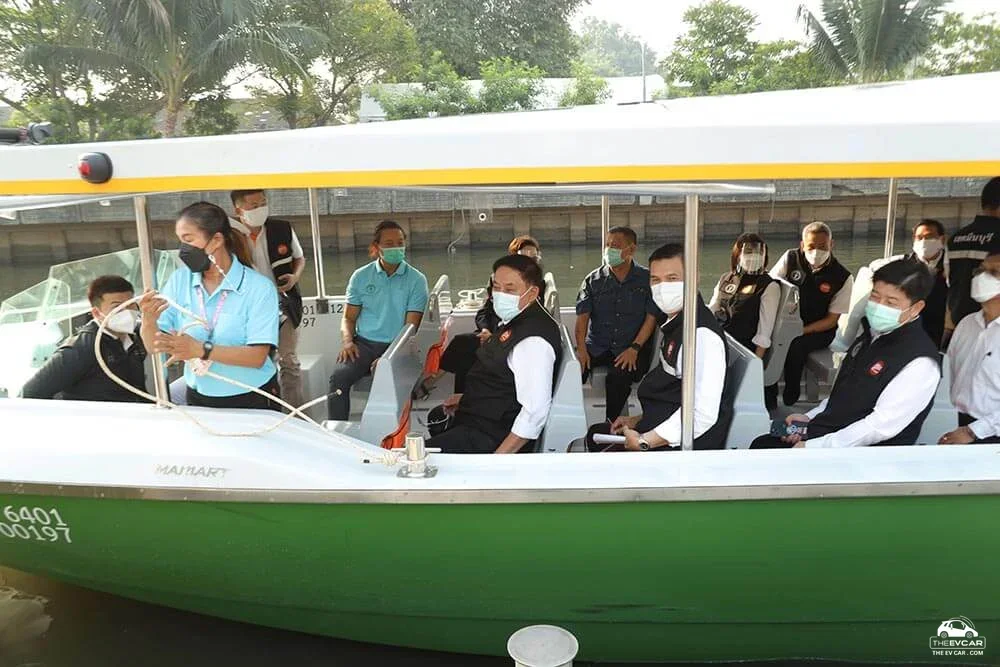 เรือไฟฟ้าคลองแสนแสบเปิดให้บริการแล้ว