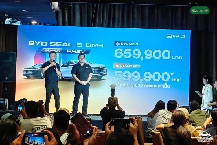 BYD เปิดตัว SEAL 5 DM-i  Super PHEV รุ่นย่อยใหม่ เริ่มต้น 5.999 แสน
