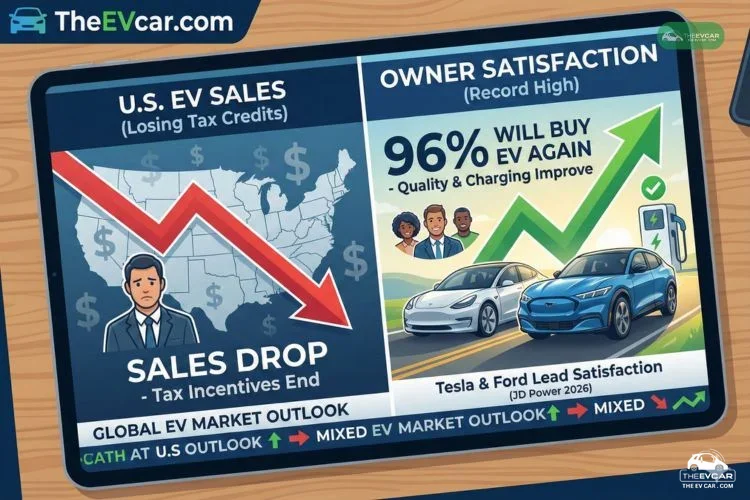 96% เจ้าของรถ EV สหรัฐ เมินภาษี ยันคันหน้าไฟฟ้าชัวร์ Tesla-Ford แชมป์พึงพอใจสูง