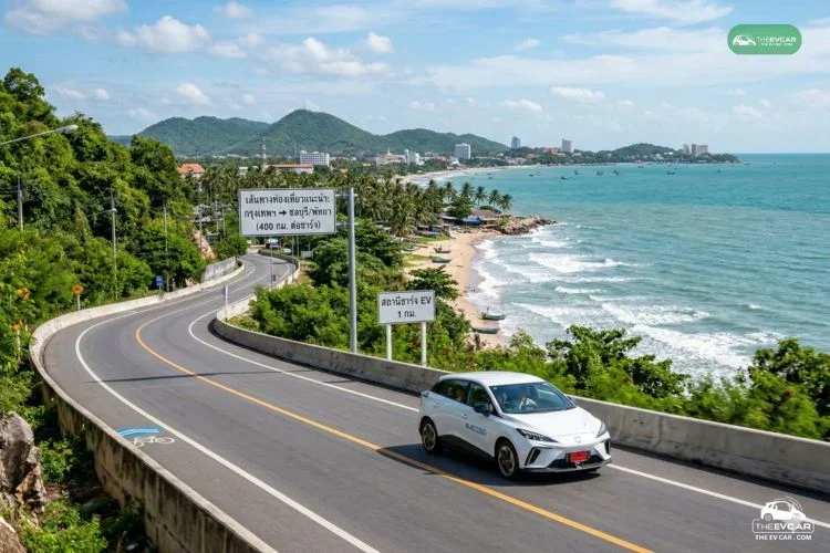 5 เส้นทางท่องเที่ยวด้วย EV ในรุ่น 400 กม./ชาร์จ แบบไร้กังวล