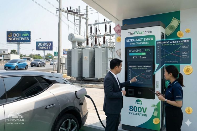 โอกาสการลงทุน สถานีชาร์จ EV Ultra-Fast  คุ้มค่า จริงหรือ ไม่