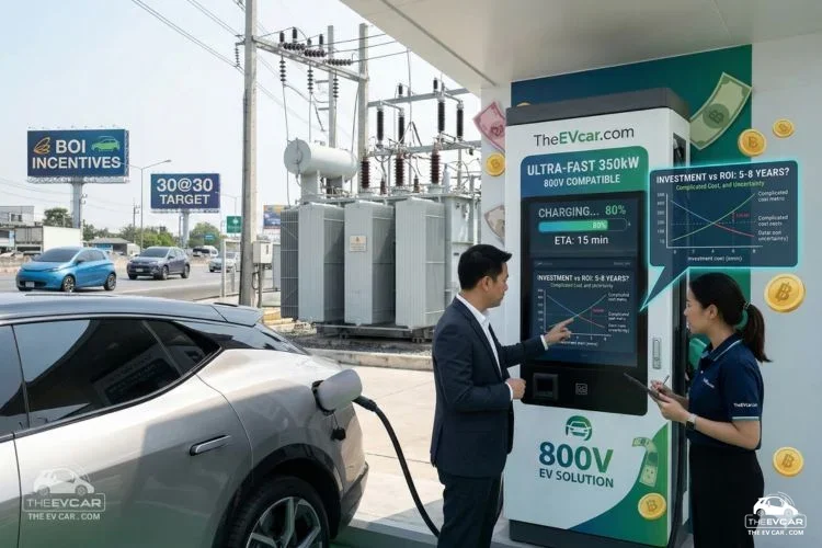 โอกาสการลงทุน สถานีชาร์จ EV Ultra-Fast  คุ้มค่า จริงหรือ ไม่