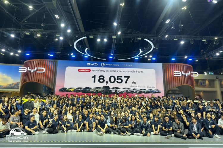BYD ผงาด มอเตอร์โชว์ 2026 กวาดยอดจองทะลุ 1.8 หมื่นคัน