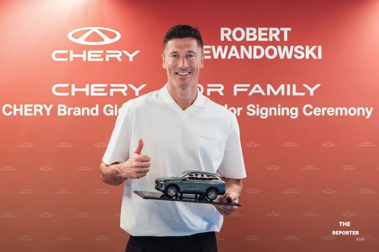 CHERY ดึงโรเบิร์ตเลวานดอฟสกีนั่งแท่นแอมบาสเดอร์ เปิดตัว TIGGO9